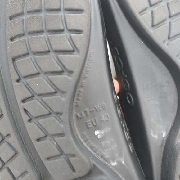 OOFOS | OOah Recovery black sporty athleisure slides sandals | WMS 9 - Picture 9 of 9